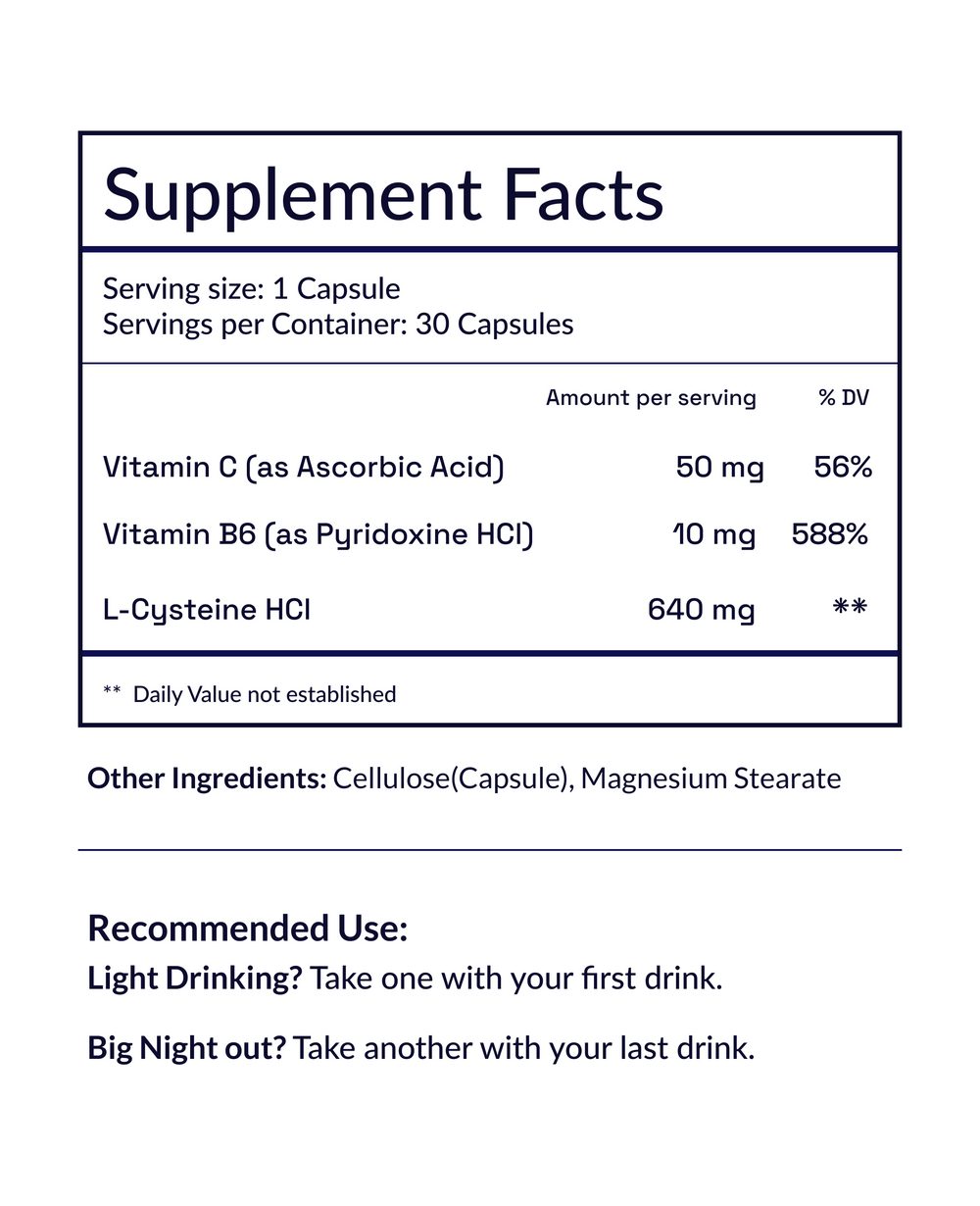 Not Drugs Proactive Hangover Support